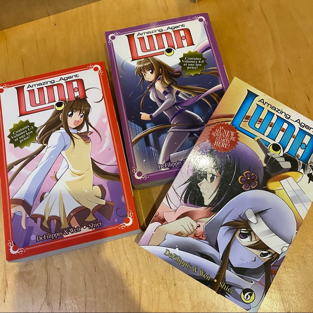 Amazing Agent Luna Manga Lot 1-6